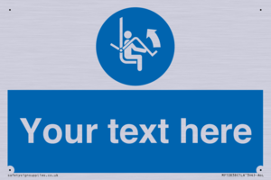 Custom Mandatory: Open safety bar of chairlift